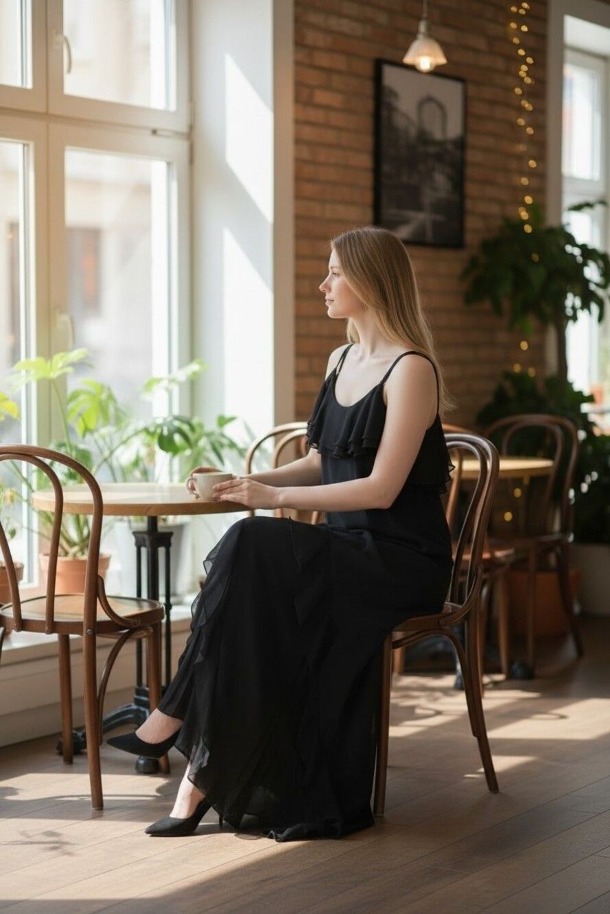 wild fable black dress